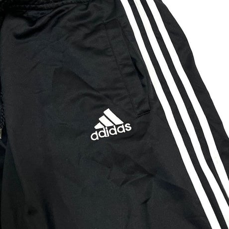 【USED】90'S-00'S ADIDAS PERFORMANCE LOGO TRACK PANTS BLACK