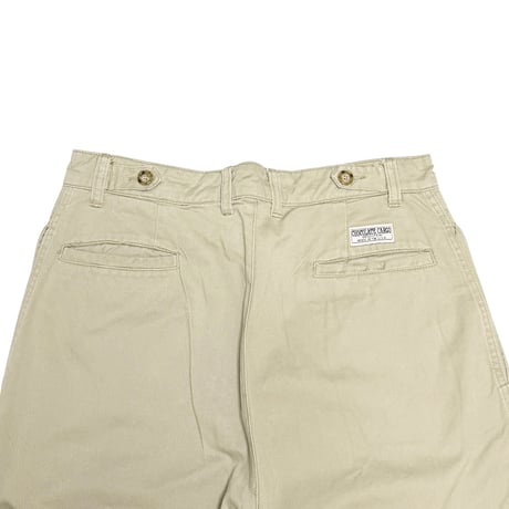 【USED】90's Chocolate Skateboards Cargo Pants Beige Made in USA