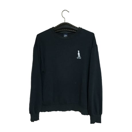 【USED】90'S STUSSY SWEATSHIRT "SHADOW MAN"