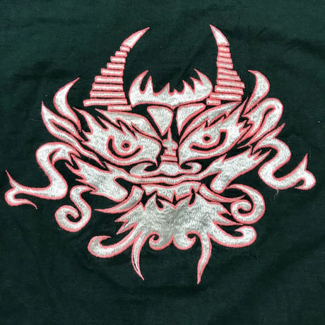 【USED】NEPAL EMBROIDERY SOUVENIR  L/S T-SHIRT