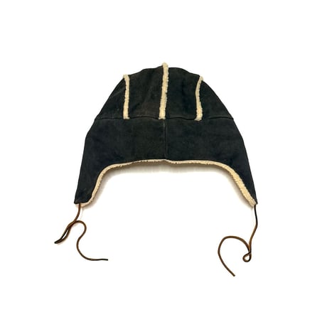 【USED】90's-00's OLD GAP COW LEATHER AVIATOR CAP