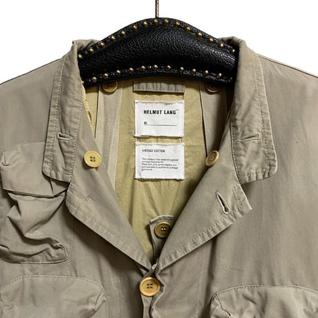 【USED】90'S HELMUT LANG PARACHUTE JACKET WITH CARGO POCKET