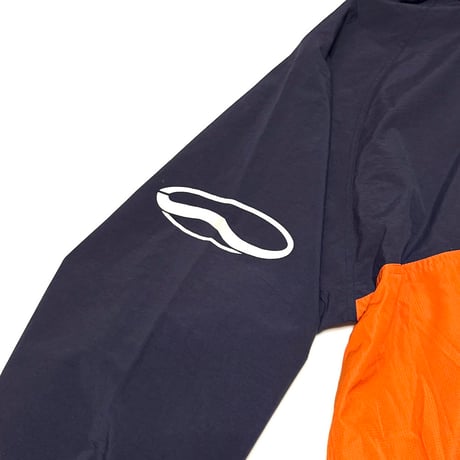 【USED】00's VANS ANOLAK NYLON JACKET NAVY × ORANGE