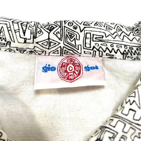 【USED】80'S-90'S GIO-GOI TRIBAL PATTERN SHIRT JACKET