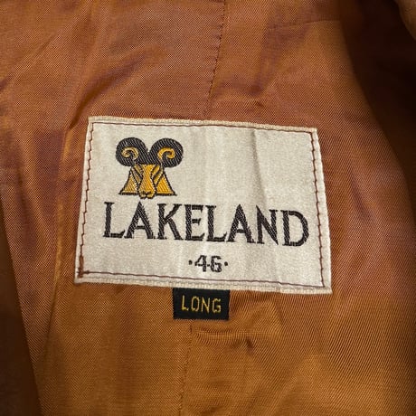 【USED】70's LAKELAND White Label Caramel Leather Field Jacket