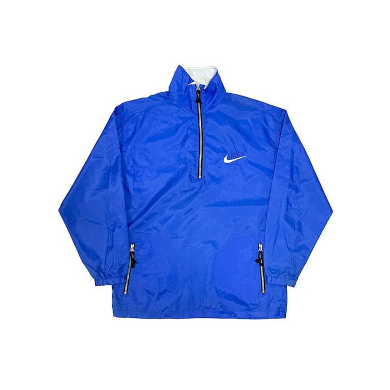 USED】90'S NIKE HALF ZIP PULLOVER NYLON JACKET USED】90'S NIKE HALF ZIP PULLOVER NYLON JACKET