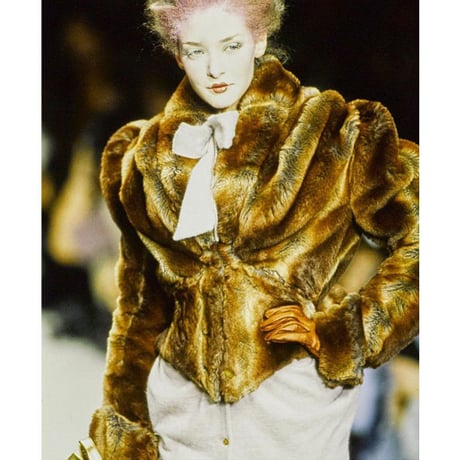 【USED】90'S VIVIENNE WESTWOOD GOLD LABEL × TISSAVEL FAUX FUR JACKET