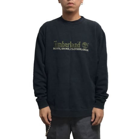 【USED】90'S TIMBERLAND EMBROIDERY LOGO SWEATSHIRT