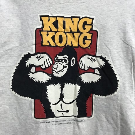 【USED】90'S KING KONG L/S T-SHIRT