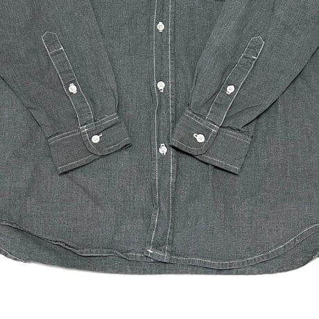 【USED】80'S OLD STUSSY OVERSIZED B.D. SHIRT