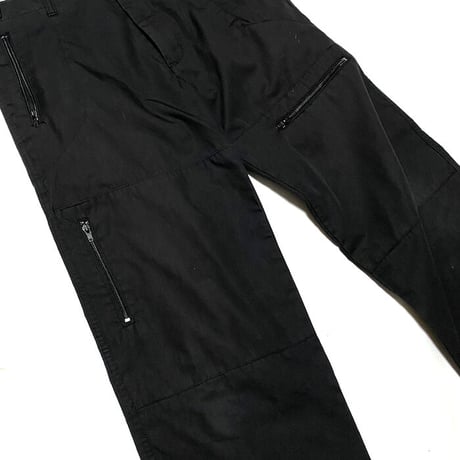 【USED】00'S STUSSY FLIGHT PANTS BLACK