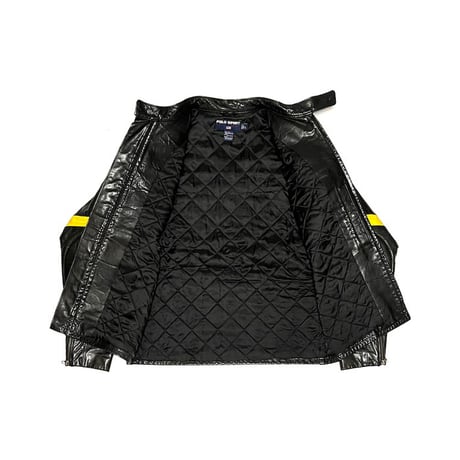 【USED】90's POLO SPORT RALPH LAUREN LEATHER BIKER JACKET
