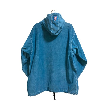 【USED】90'S ANARCHIC ADJUSTMENT CORDUROY ANORAK JACKET "SubBase" SKY BLUE