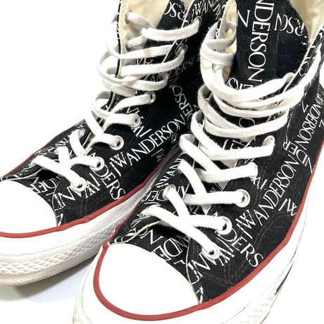 【USED】J.W.ANDERSON × CONVERSE CHUCK TAYLOR ALL-STAR CT70 HI BLACK