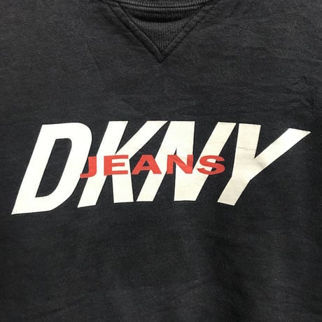 【USED】90'S  DKNY JEANS OLD SWEATSHIRT