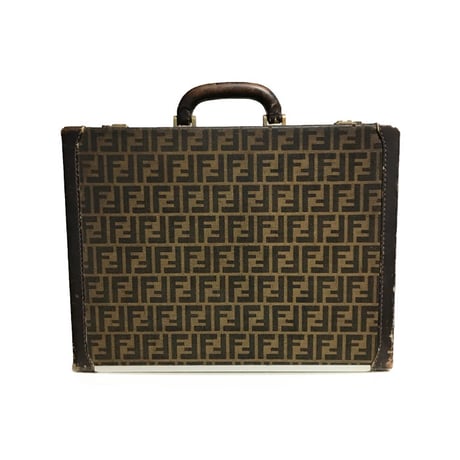 【USED】60'S-70'S FENDI ZUCCA PATTERN BRIEF CASE
