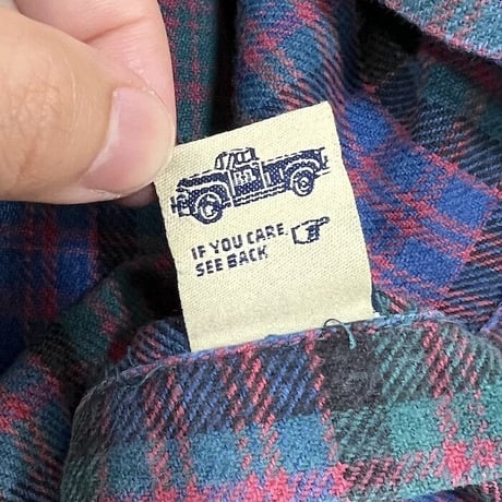 【USED】90'S RRL RALPH LAUREN FLANNEL SHIRT
