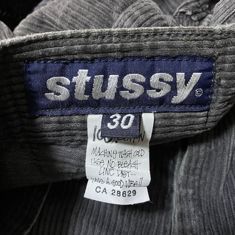 【USED】90'S  STUSSY CORDUROY SHORTS