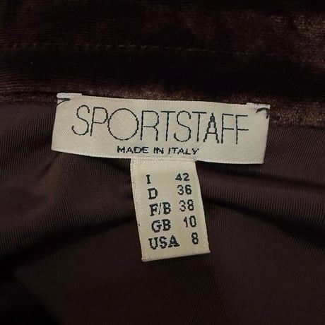 【USED】90's-00's SPORTSTAFF VELOR SLEEPING BLOUSE