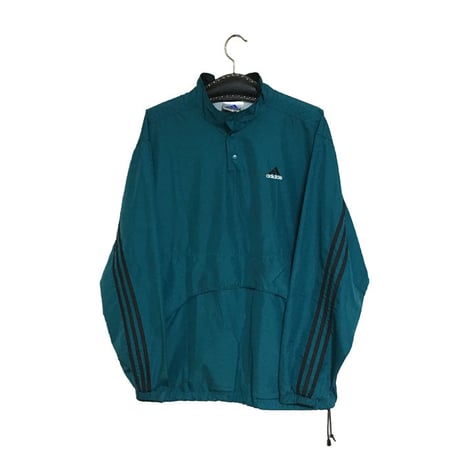 【USED】90'S ADIDAS NYLON JACKET GREEN