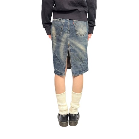 【USED】00's EURO Levi's CENTER SLIT DENIM SKIRT