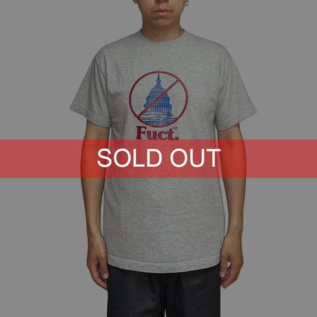 【USED】00's FUCT Fight the rich not their wars. T-SHIRT