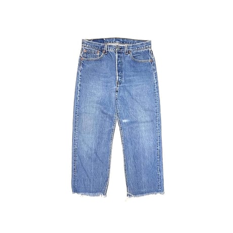 【USED】90'S Levi's 501 CUT OFF JEANS MADE IN USA