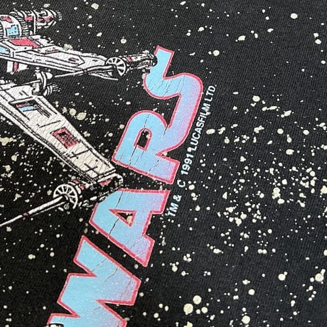 【USED】90'S STAR WARS ALL OVER PRINT T-SHIRT