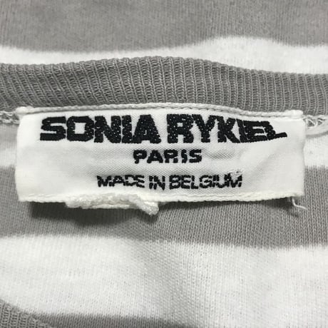 【USED】90'S SONIA RYKIEL BORDER L/S T-SHIRT