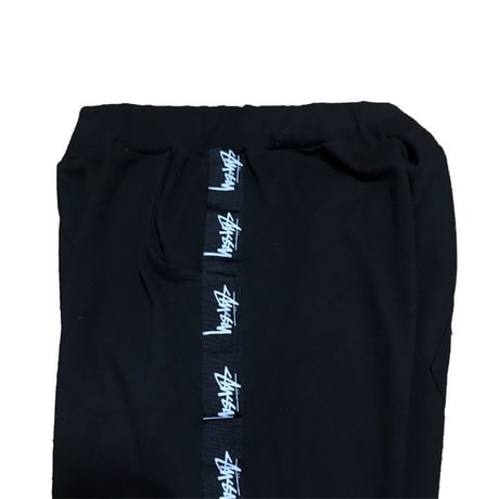 【USED】90'S STUSSY LOGO LINE SWEAT PANTS