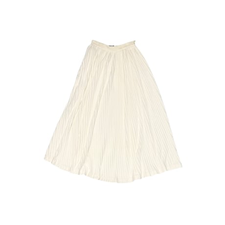 【USED】90's-00’s UNDERCOVER JUN TAKAHASHI Bias-Shift Pleated Skirt Off White