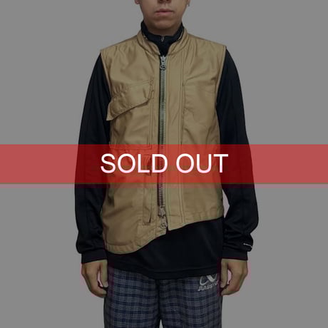 00s MAHARISHI アシンメトリージャケット archive アーカイブ USED】00'S MAHARISHI BRUCE LEE HEMP BOMBER JACK