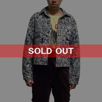 【USED】90'S  VIVIENNE WESTWOOD LACE PRINT DENIM JACKET