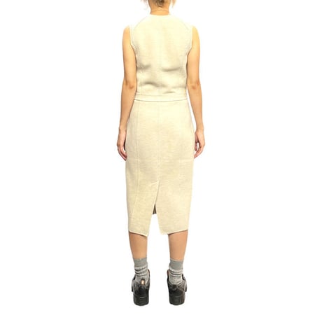 【USED】00'S WOLFORD SLEEVELESS WOOL DRESS