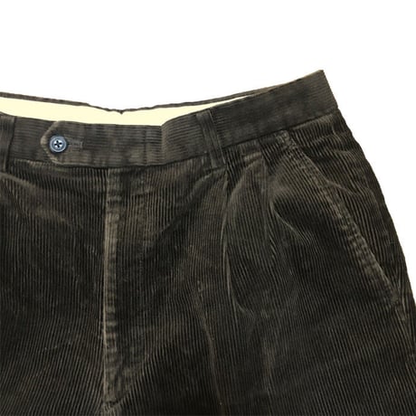 【USED】BURBERRY LONDON CORDUROY CROPPED PANTS