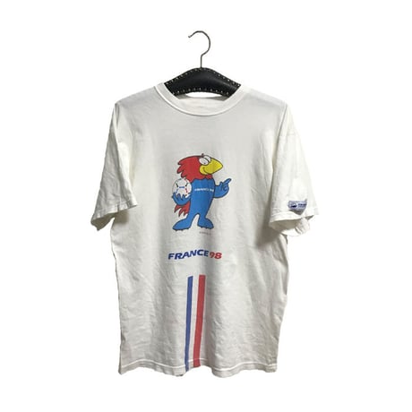 【USED】90'S SOCCER FRANCE WORLD CUP T-SHIRT
