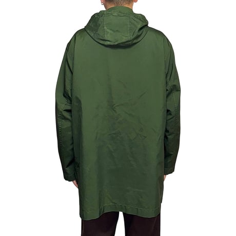 【USED】90's Henry Cotton's Dark Green Nylon Hooded Field Jacket