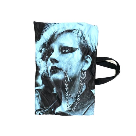 【USED】RAF SIMONS × EASTPAK PUNK POSTER BIG TOTE BAG
