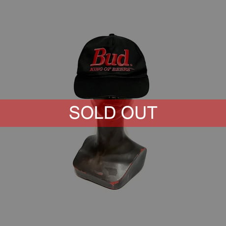【USED】90's Bud KING OF BEERS EMBROIDERED CAP
