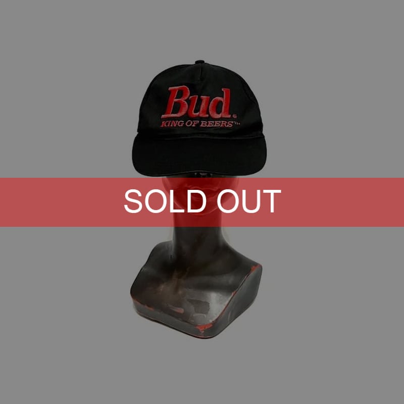 USED】90's Bud KING OF BEERS EMBROIDERED CAP |