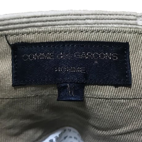 【USED】90'S COMME DES GARÇONS HOMME BLEACHED 2TAC CORDUROY PANTS