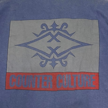 【USED】90's COUNTER CURTURE SWEATSHIRT SLATE BLUE