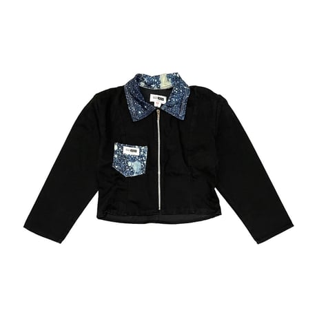 【USED】80's ONO eno ENGLAND SHORT JACKET BLACK