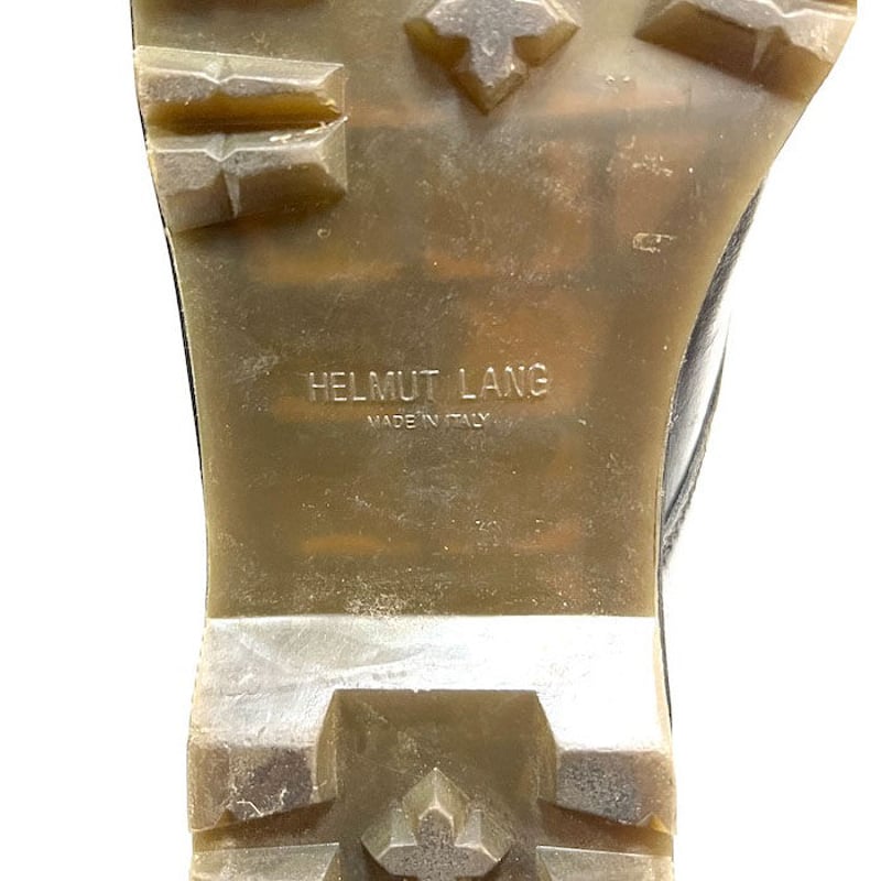 USED】90'S-00'S HELMUT LANG 20 HOLE LONG BOOTS