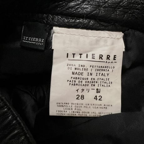 【USED】90's VERSACE JEANS COUTURE LEATHER PANTS