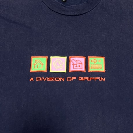 【USED】90'S GRIFFIN DESKTOP ICONS T-SHIRT