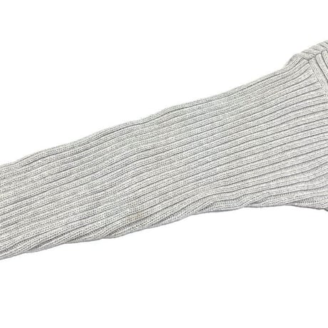 【USED】00'S J.CREW LINE COTTON RIB KNIT SWEATER