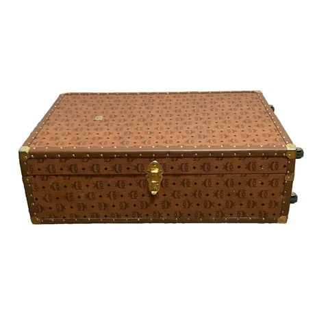 【USED】80'S MCM MONOGRAM TRUNK CASE