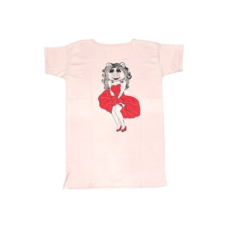 【USED】80'S MISS PIGGY T-SHIRT DRESS