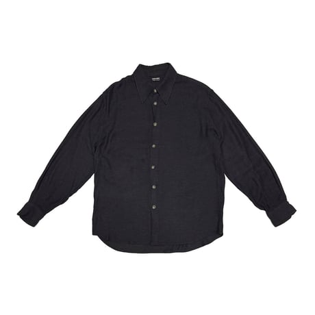 【USED】80's-90's GIORGIO ARMANI Jacquard Rayon Cotton Shirt